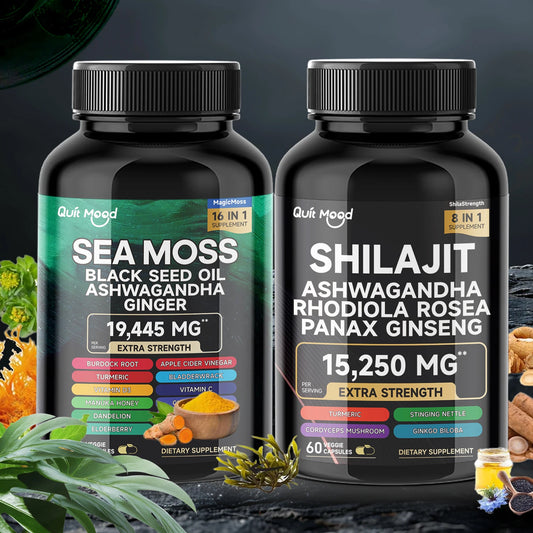 Sea Moss + Shilajit Complete (120 Capsules)