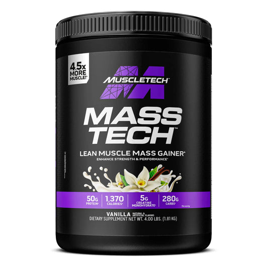 Mass Tech Protein Powder, Vanilla, 4 lb